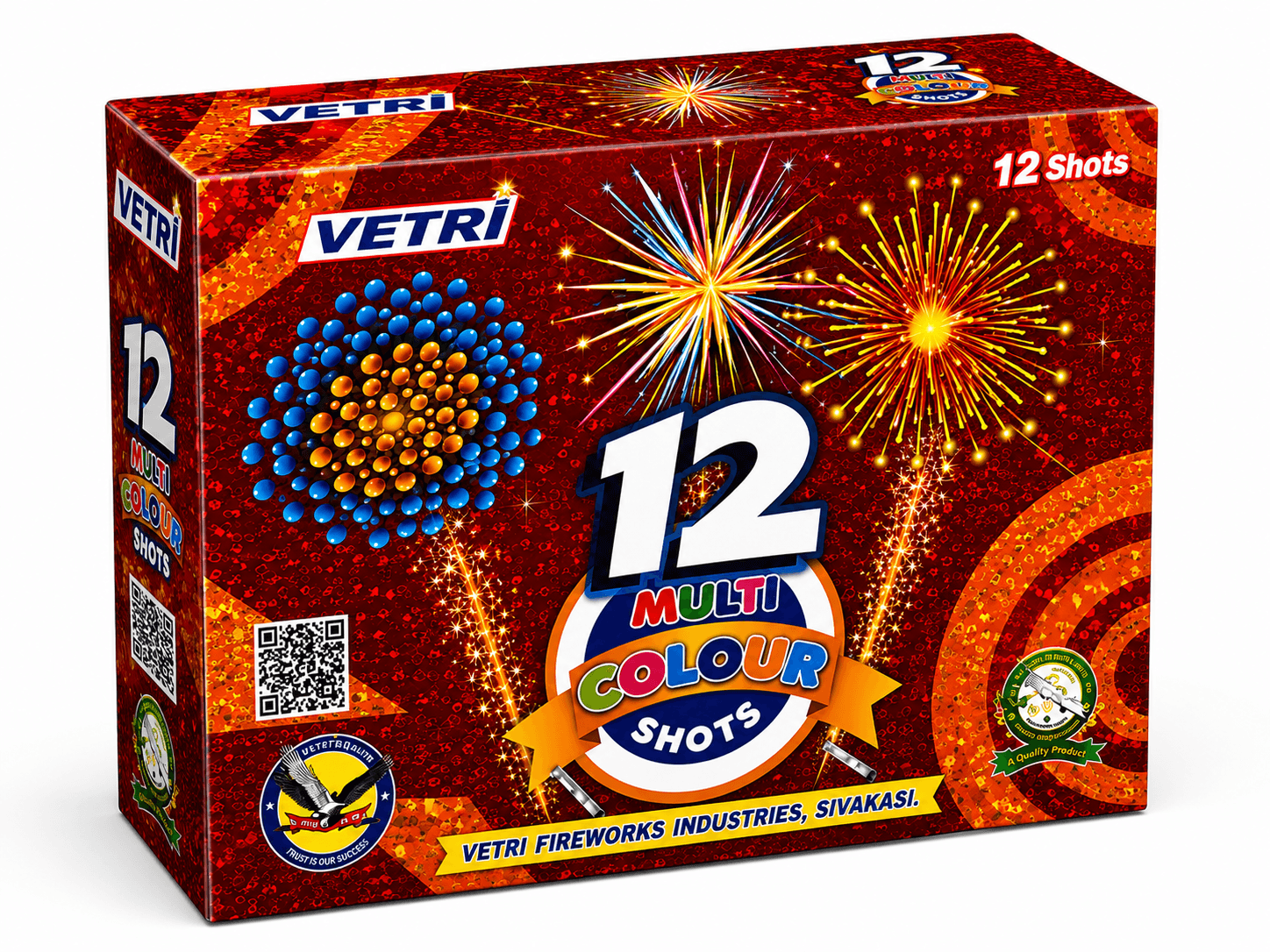 12 SHOT MULTICOLOR VETRI
