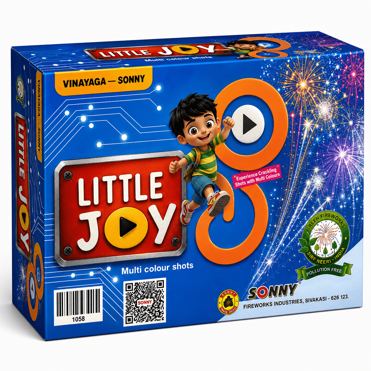 SONNY LITTLE JOY 5X4 MULTICOLOUR