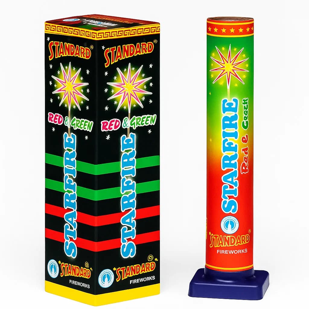 1-25" STARFIRE RED&GREEN STANDARD