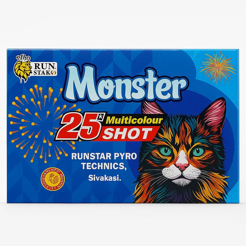 25 SHOT MULTICOLOR RUNSTAR