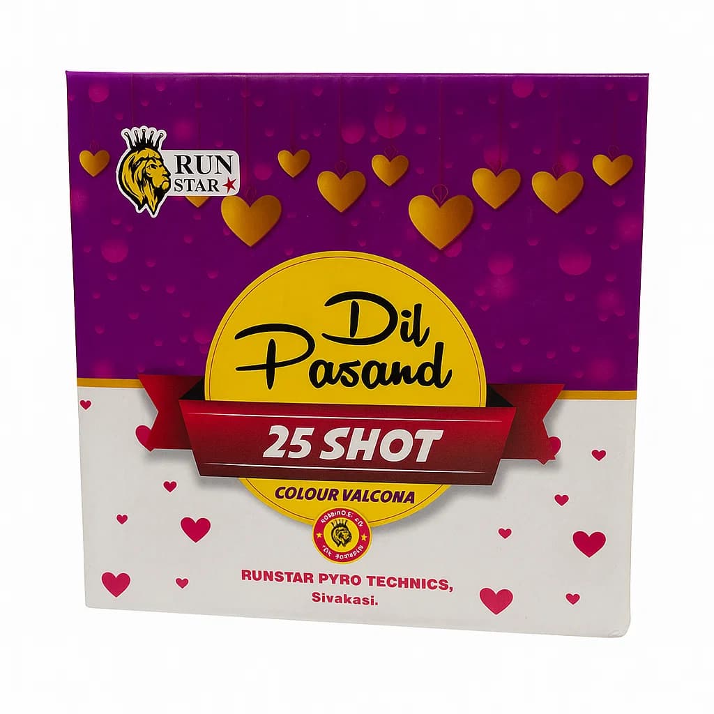 25 SHOT CRACKLING RUNSTAR