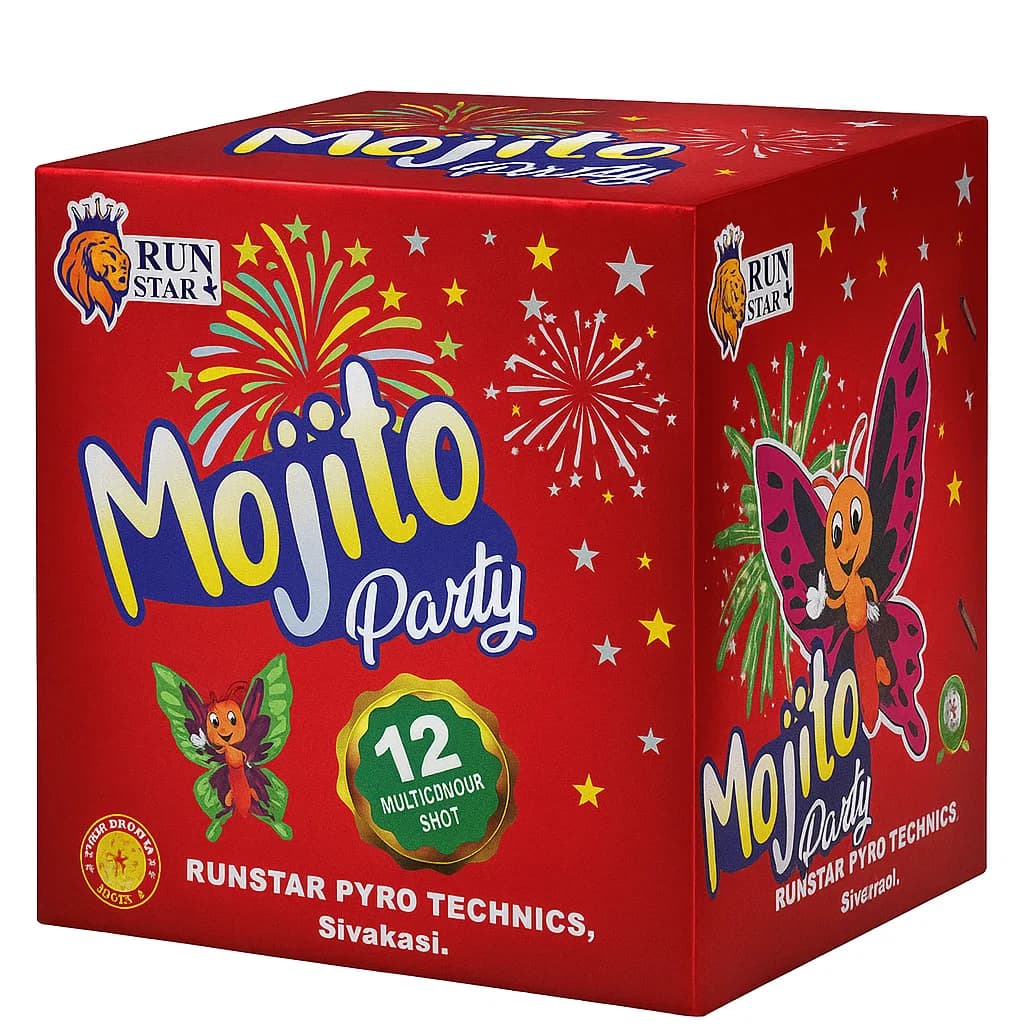 12 SHOT MULTICOLOR MAJITO PARTY